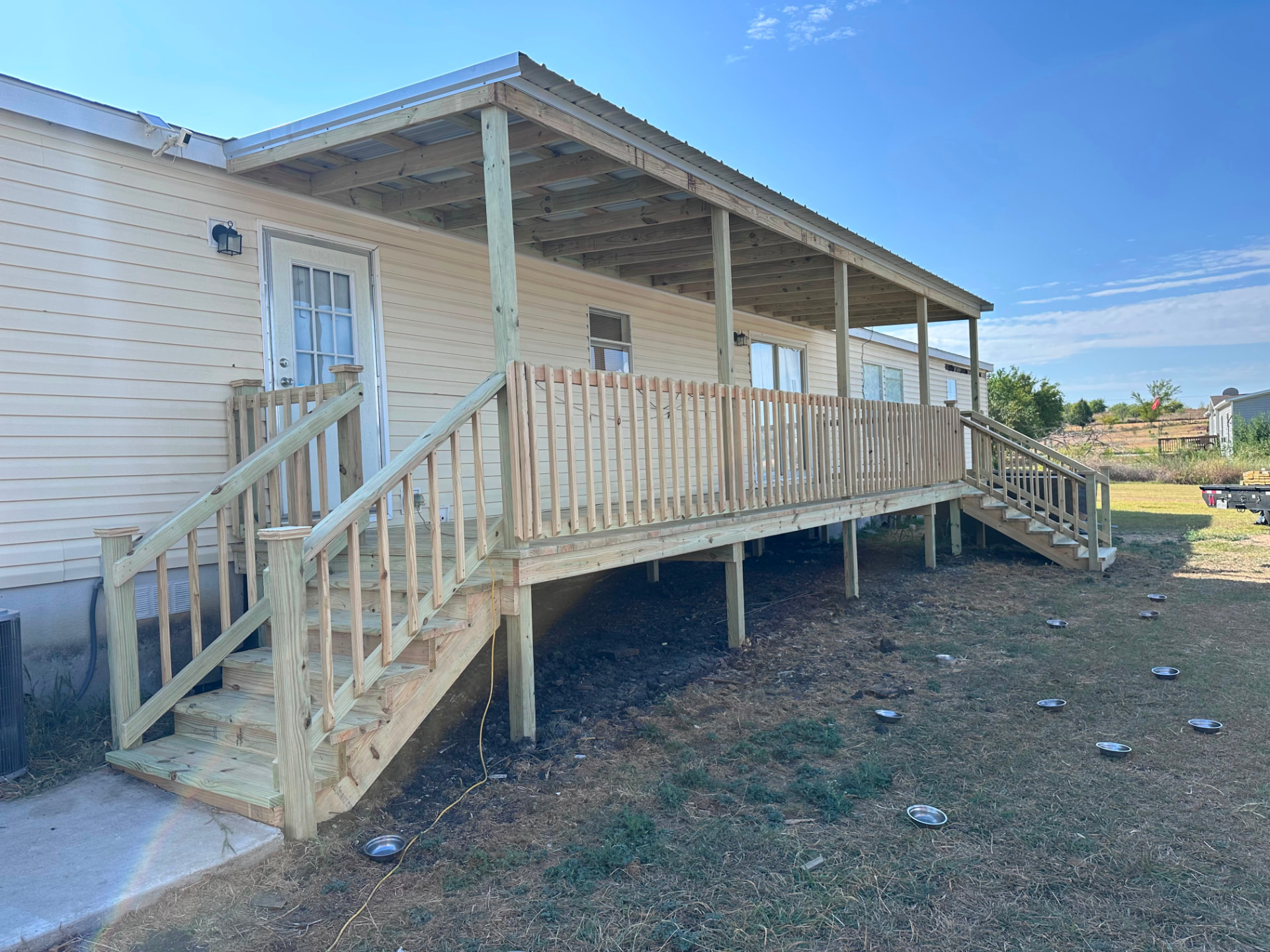 Violet's Covered Deck Teardown & Rebuild in Joshua, TX