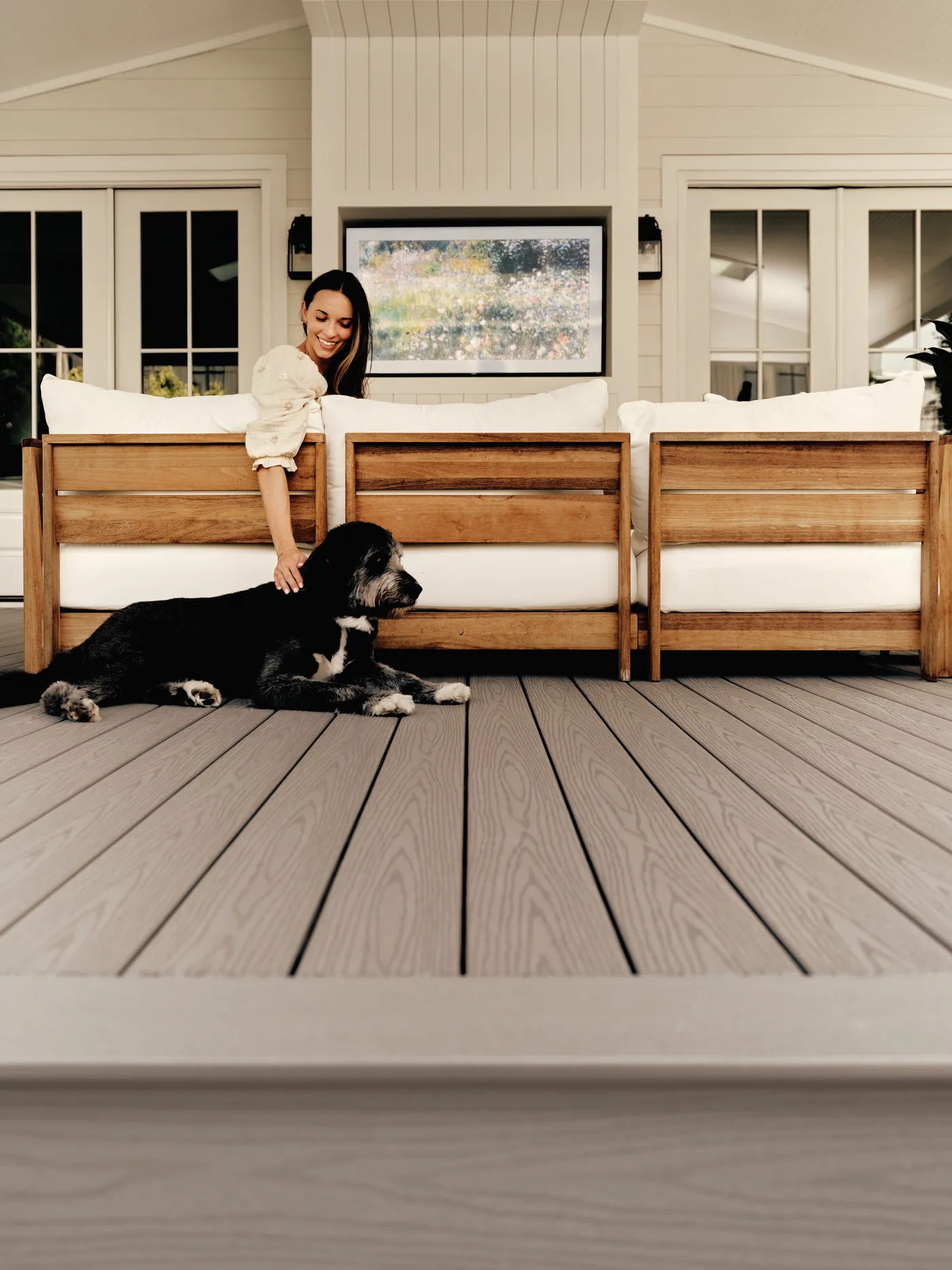 Fiberon Good Life Weekender Collection composite deck in Cabin