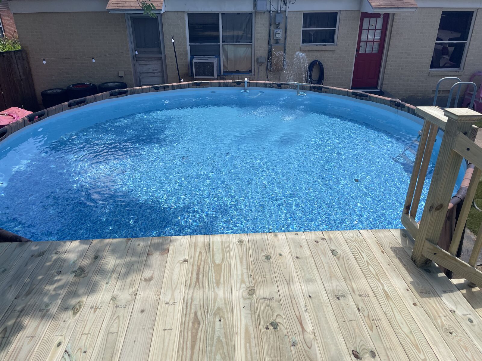 Angelica's Pressure Treated Rent-to-Own Pool Deck in Dallas, TX, photo 3