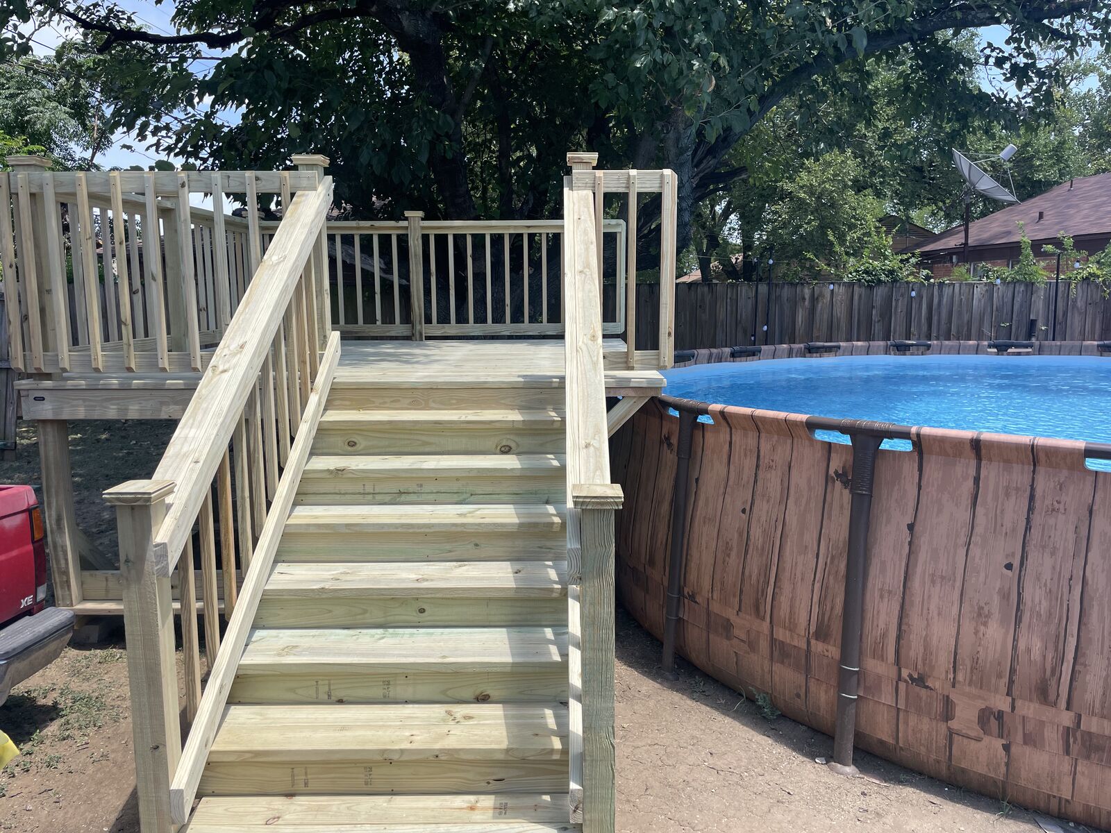 Angelica's Pressure Treated Rent-to-Own Pool Deck in Dallas, TX, photo 2