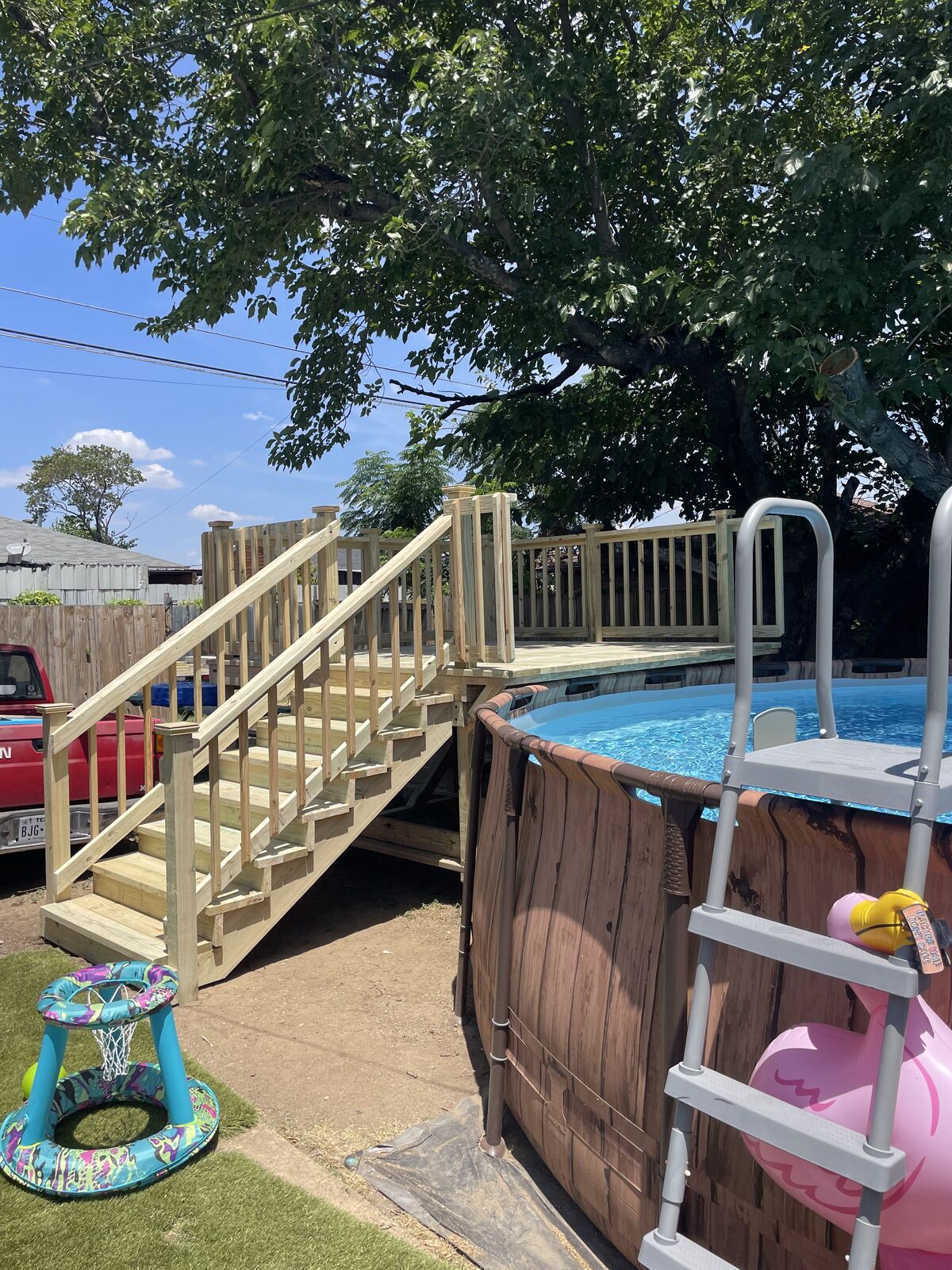 Angelica's Pressure Treated Rent-to-Own Pool Deck in Dallas, TX, photo 1