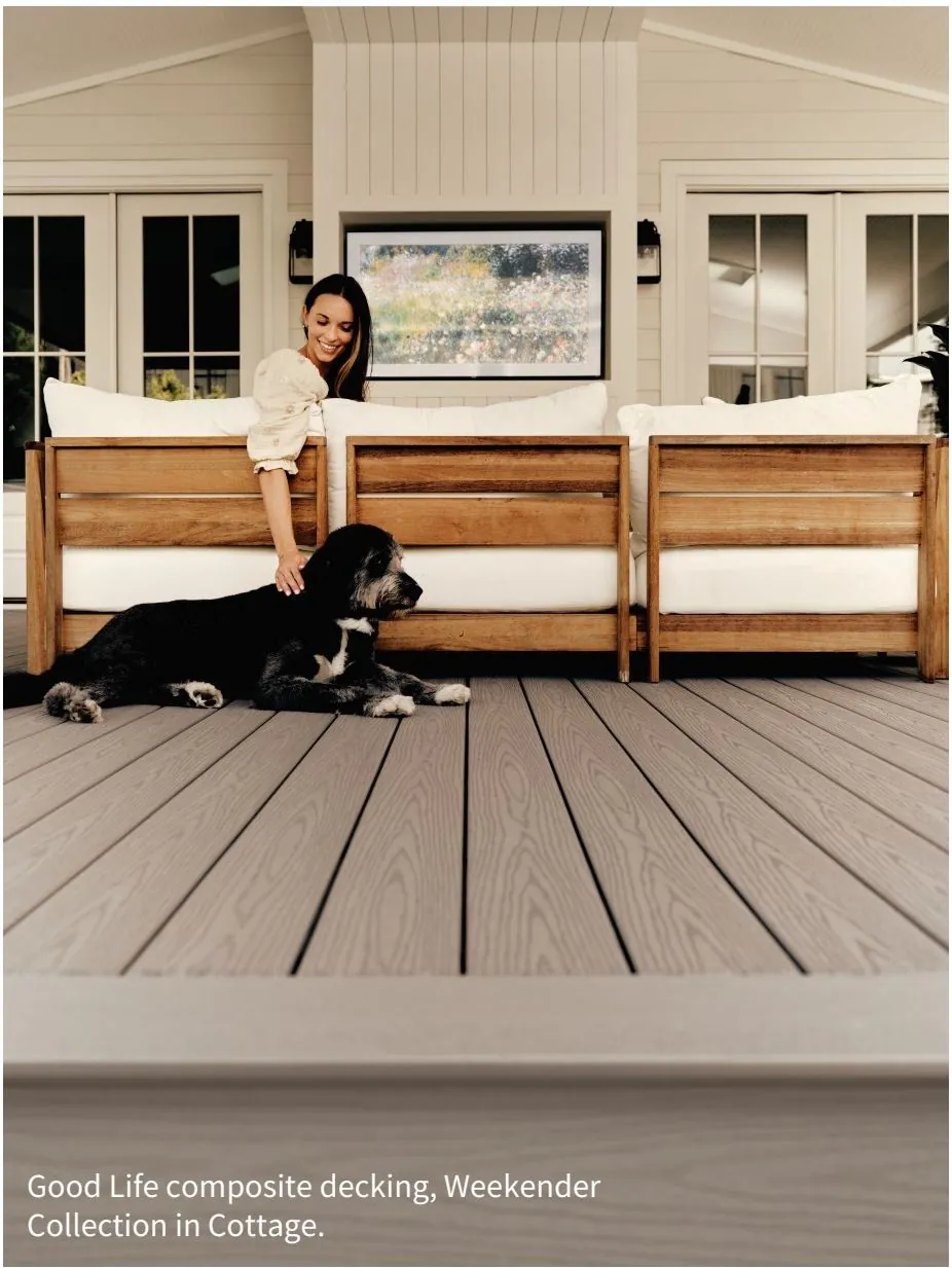 Fiberon Good Life Cottage color composite decking swatch